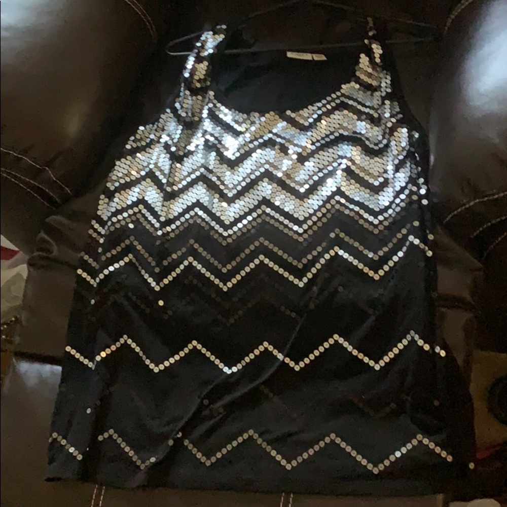 Sequin Tank Top